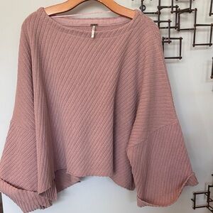 Free People Pink Sweater